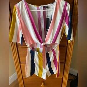 Brand new cut out romper